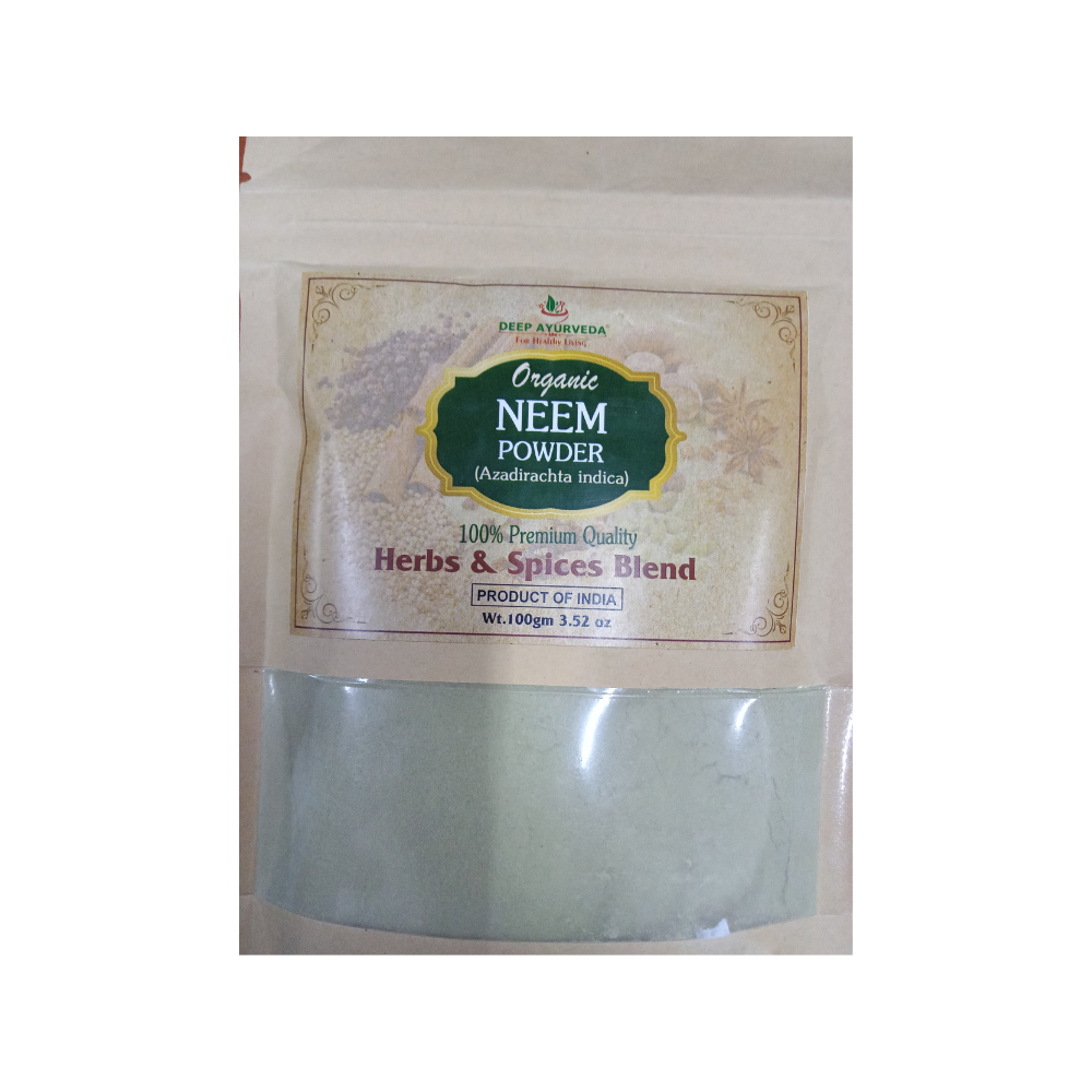 Deep Ayurveda Organic Neem Powder - Distacart