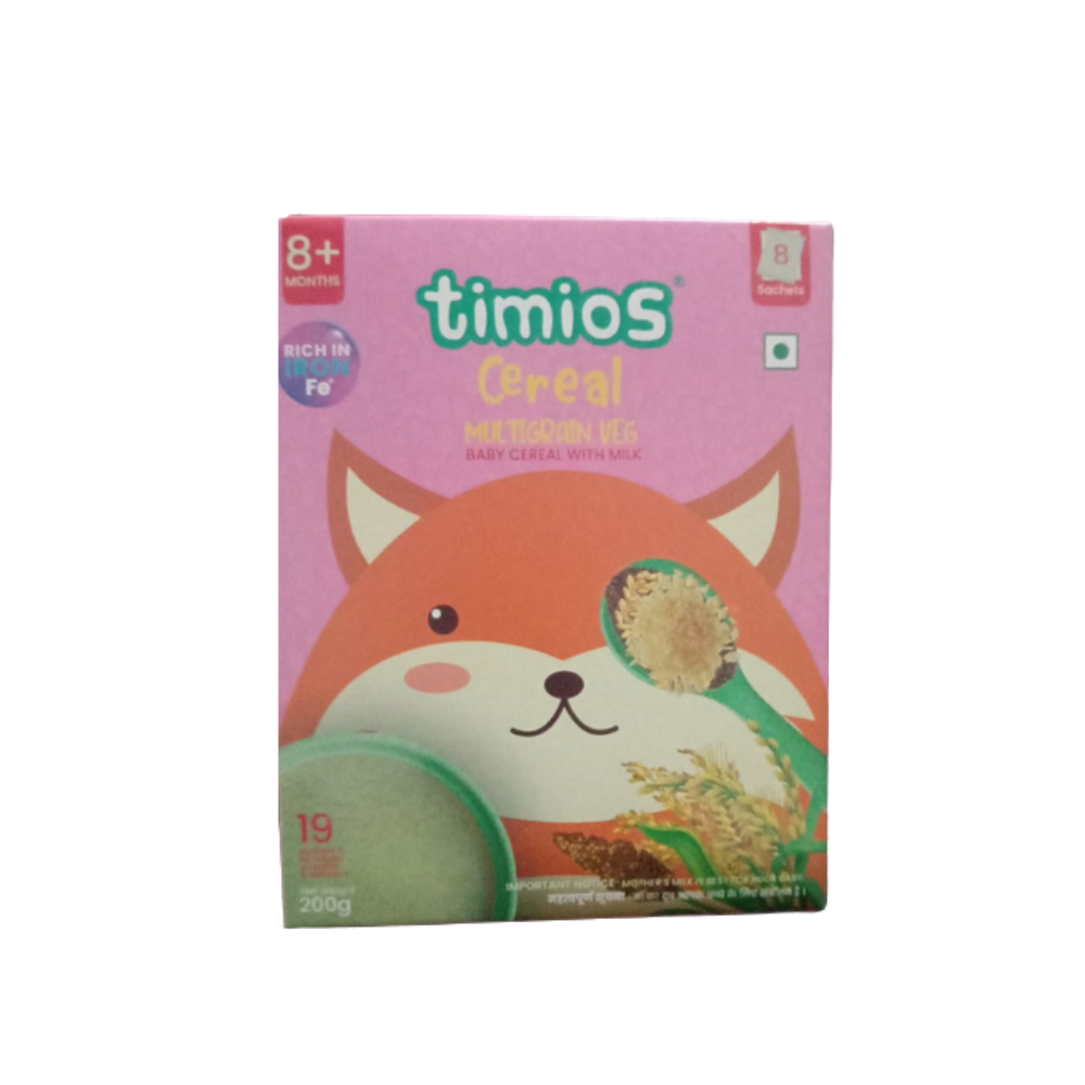 Timios Organic Multigrain Veg Baby Cereal - Distacart