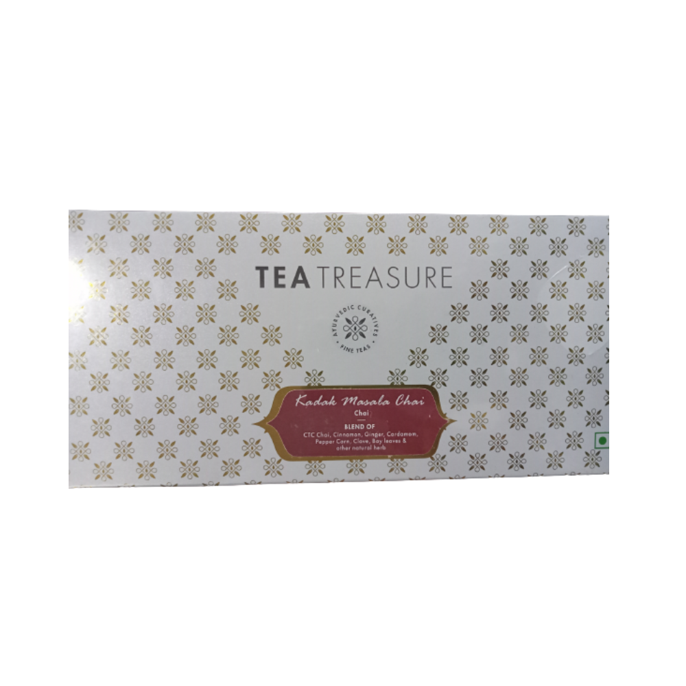 Tea Treasure Kadak Masala Chai Tea Bags - Distacart