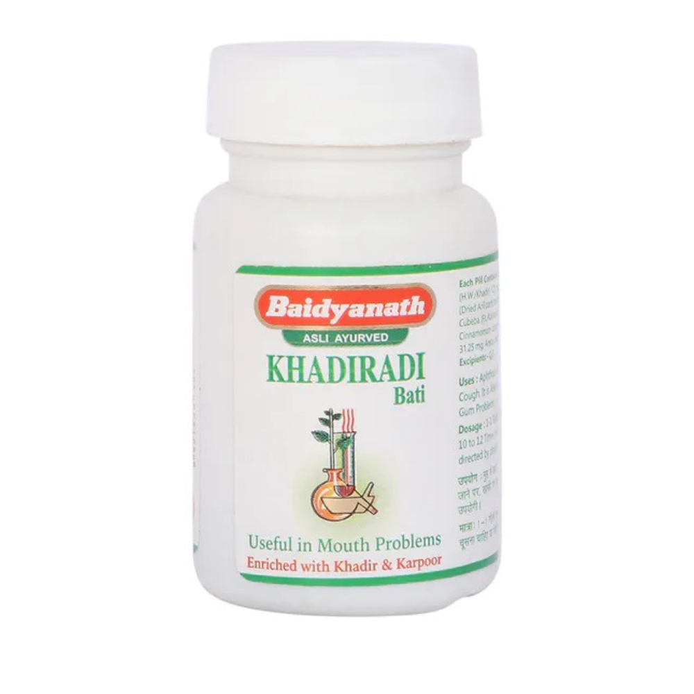 Baidyanath Khadiradi Bati - Distacart