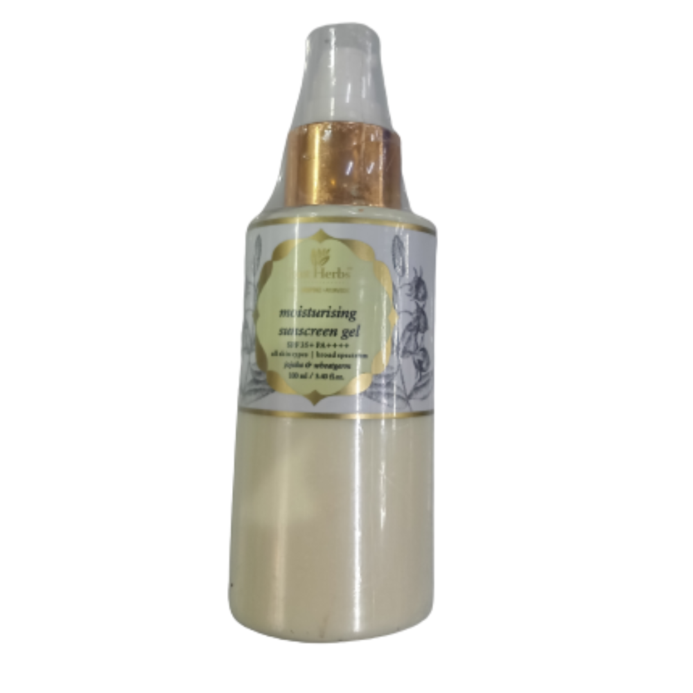 Just Herbs No Sun Jojoba-Wheatgerm Moisturizing Sun Protection Gel - Distacart
