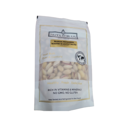 Nuts For Us Roasted Iranian Pistachios (Slightly Salted) - Distacart