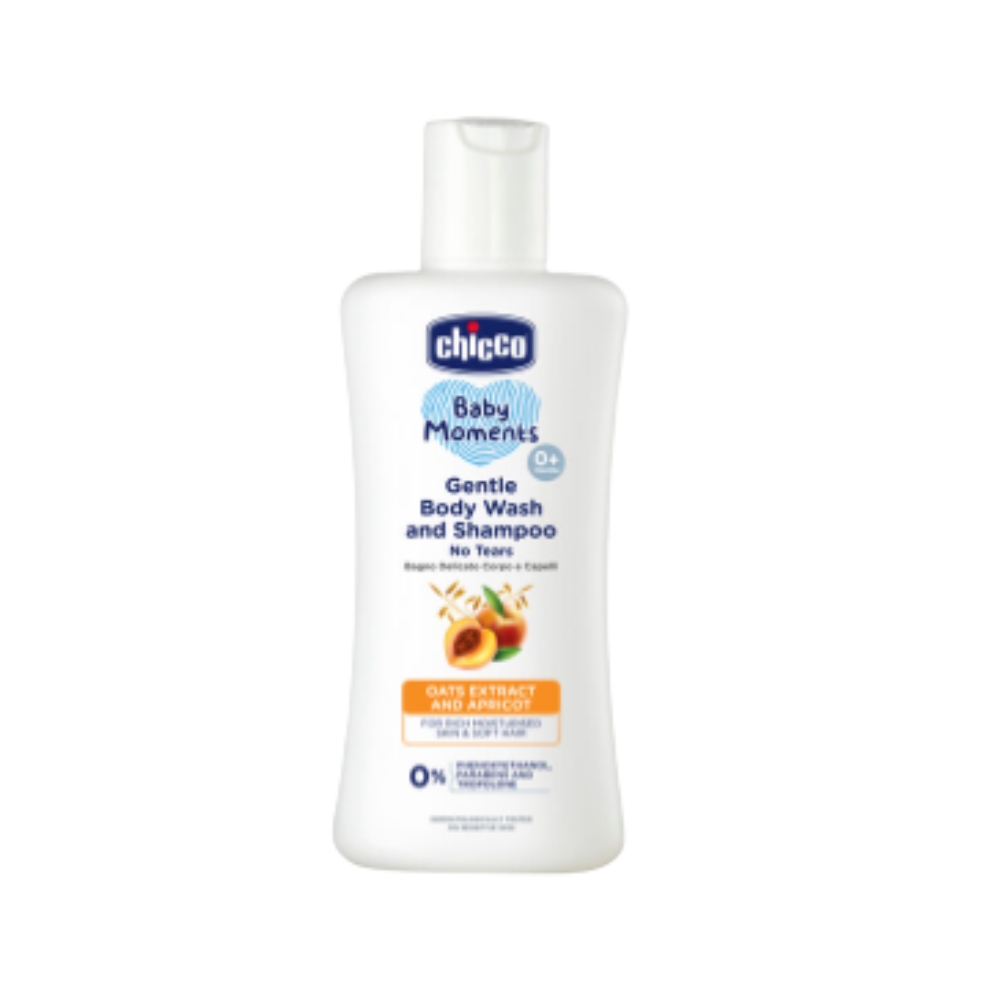 Chicco Baby Moments Gentle Body Wash And Shampoo - Distacart