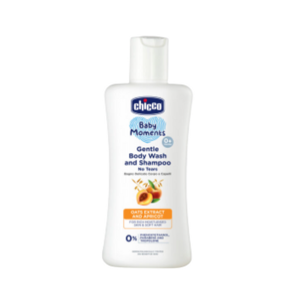 Chicco Baby Moments Gentle Body Wash And Shampoo - Distacart