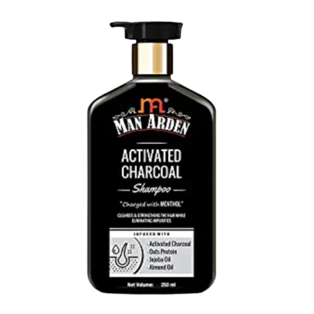 Man Arden Activated Charcoal Shampoo With Argan Oil - Distacart