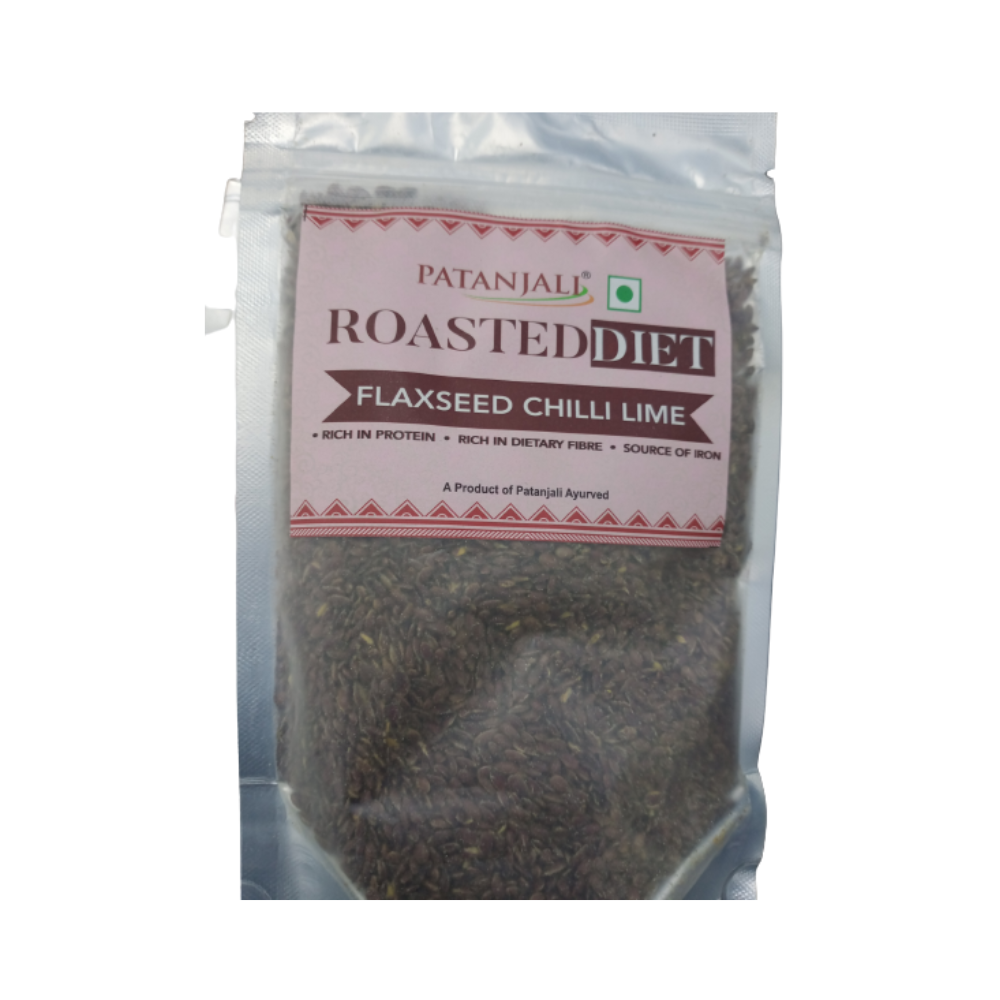 Patanjali Roasted Diet Flaxseed Chill Lime - Distacart