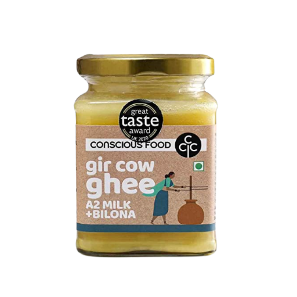 Conscious Food A2 Gir Cow Ghee (Bilona Preparation) - Distacart
