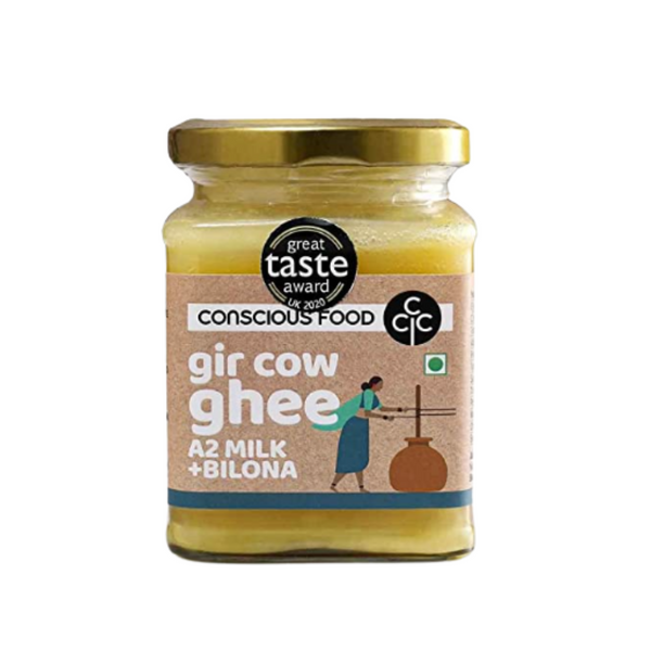 Conscious Food A2 Gir Cow Ghee (Bilona Preparation) - Distacart