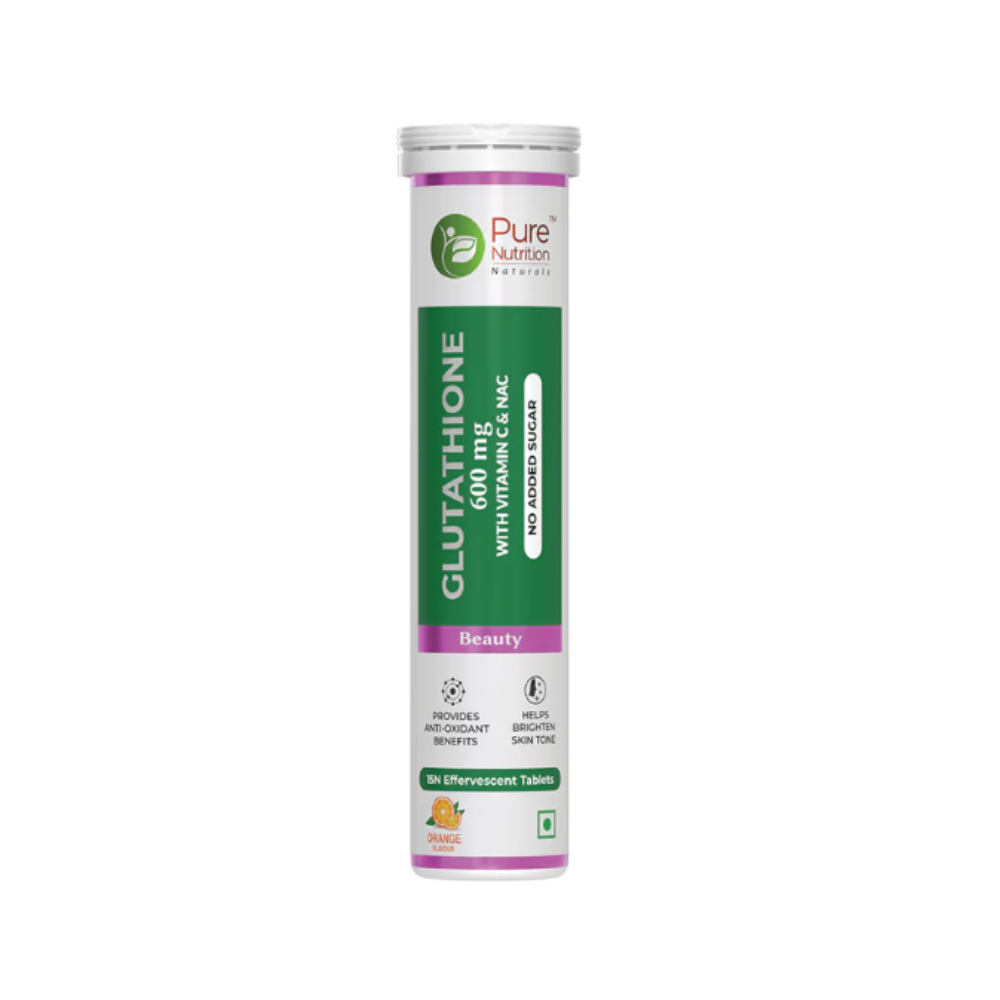 Pure Nutrition Glutathione Effervescent Tablets - Distacart