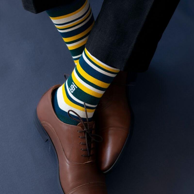 Socksoho Luxury Designer Socks Made With Premium Compact Combed Cotton Havana Edition