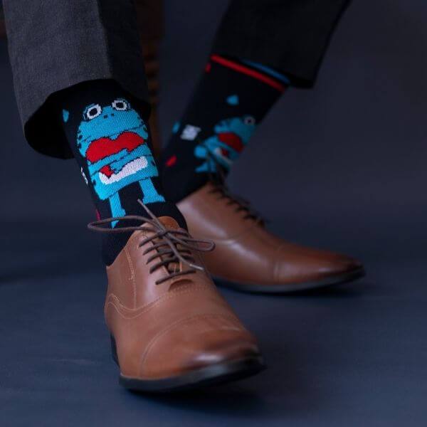 Socksoho Luxury Men Socks Look Into My Eyes Edition