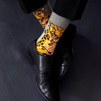 Thumbnail for Socksoho Luxury Men Socks Fearless Leopard