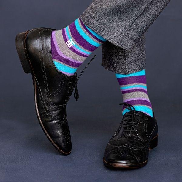 Socksoho Luxury Men Socks Blueberry Edition