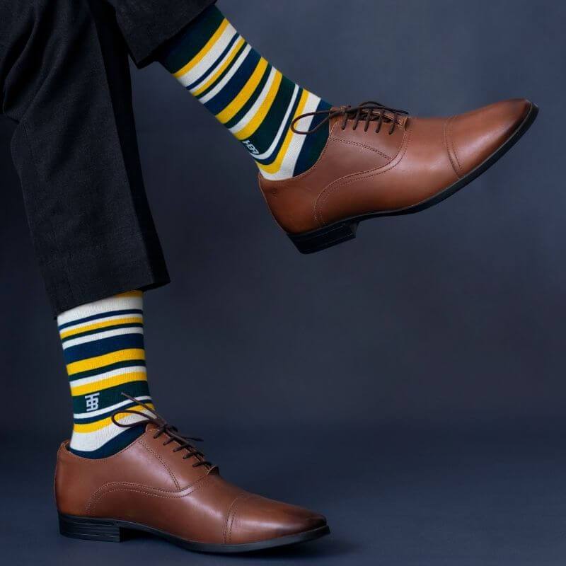 Socksoho Luxury Designer Socks Made With Premium Compact Combed Cotton Havana Edition