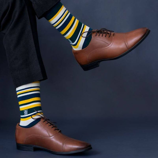 Socksoho Luxury Designer Socks Made With Premium Compact Combed Cotton Havana Edition