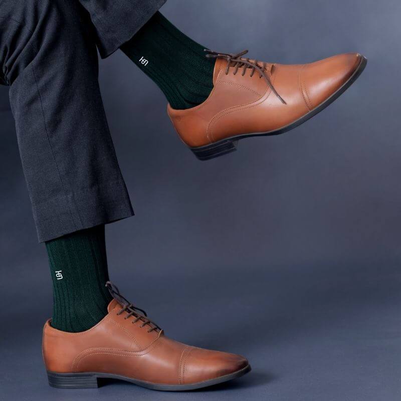 Socksoho Luxury Men Socks Majestic Green