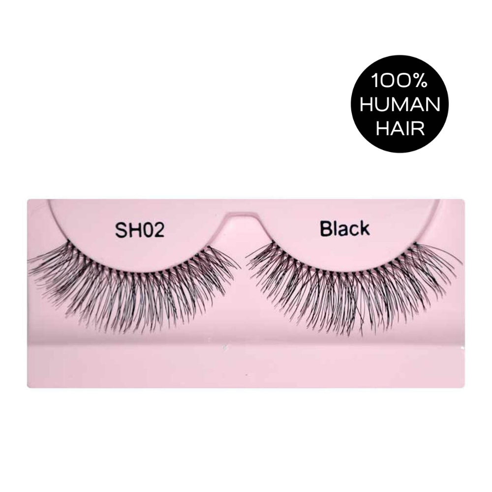 Glamgals Hollywood-U.S.A Stylish Black Soft Thick Reusable False Eye Lashes For Women - Distacart