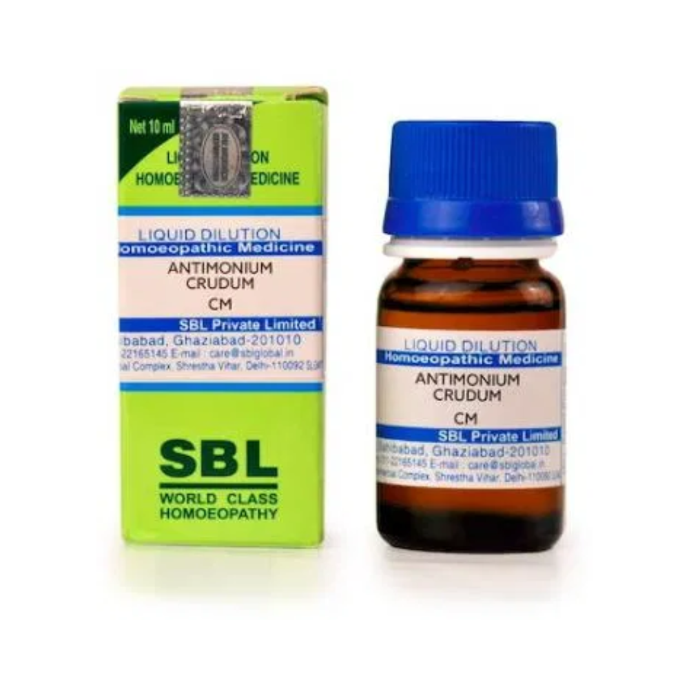 SBL Homeopathy Antimonium Crudum Dilution - Distacart