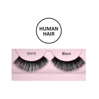 Glamgals Hollywood-U.S.A Stylish Black Soft Thick Reusable False Eye Lashes - Distacart