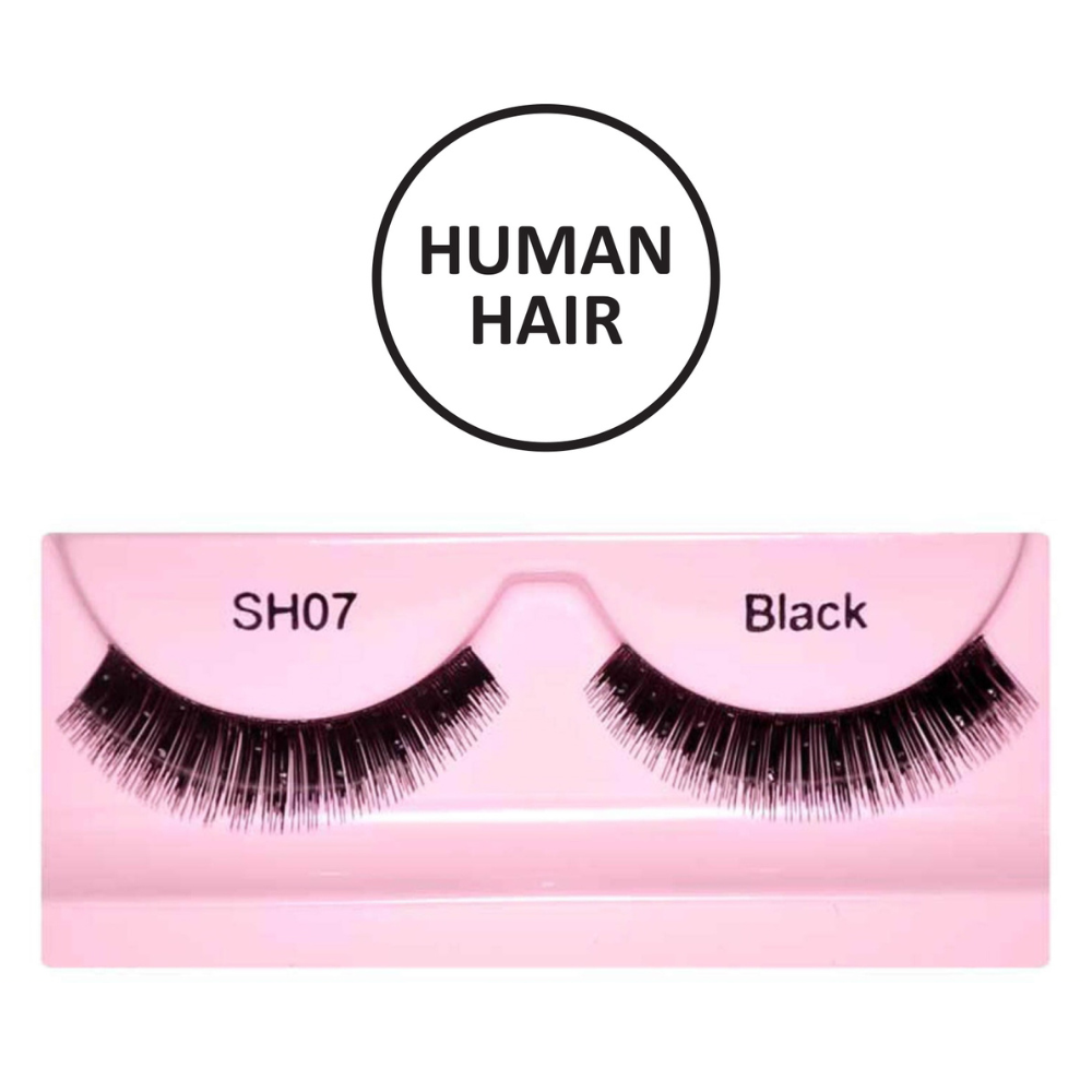 Glamgals Hollywood-U.S.A Stylish Black Soft Thick Reusable False Eye Lashes - Distacart