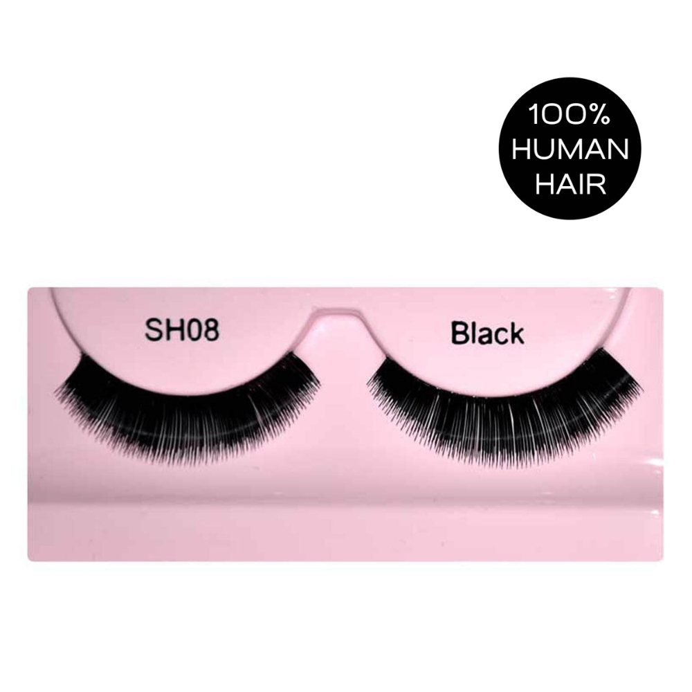 Glamgals Hollywood-U.S.A Stylish Black Soft Thick Reusable False Eye Lashes For Women - Distacart
