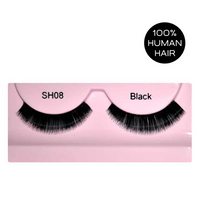 Thumbnail for Glamgals Hollywood-U.S.A Stylish Black Soft Thick Reusable False Eye Lashes For Women - Distacart