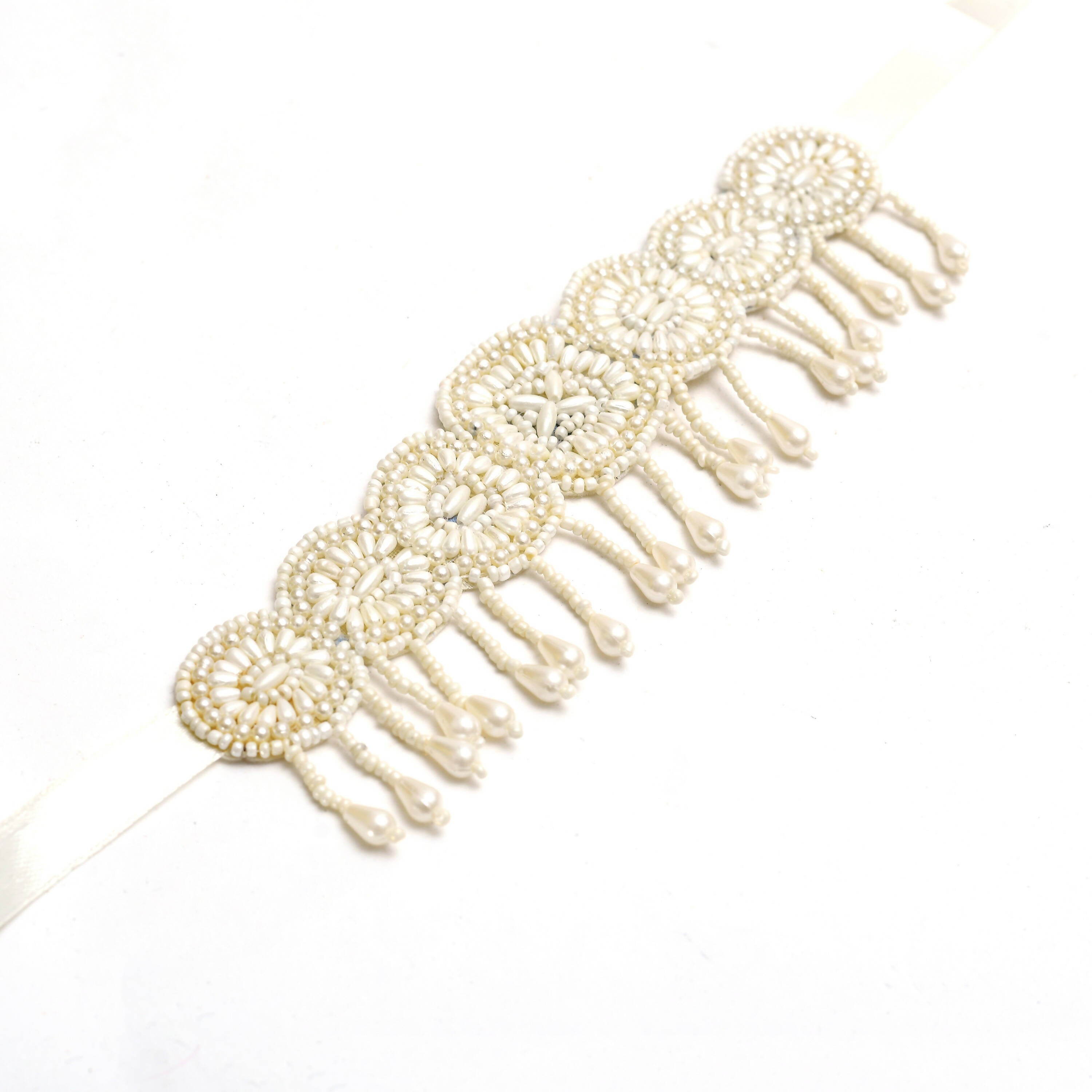 Mominos Fashion Johar Kamal Handicraft Pearls Necklace with Earrings For Women - Distacart