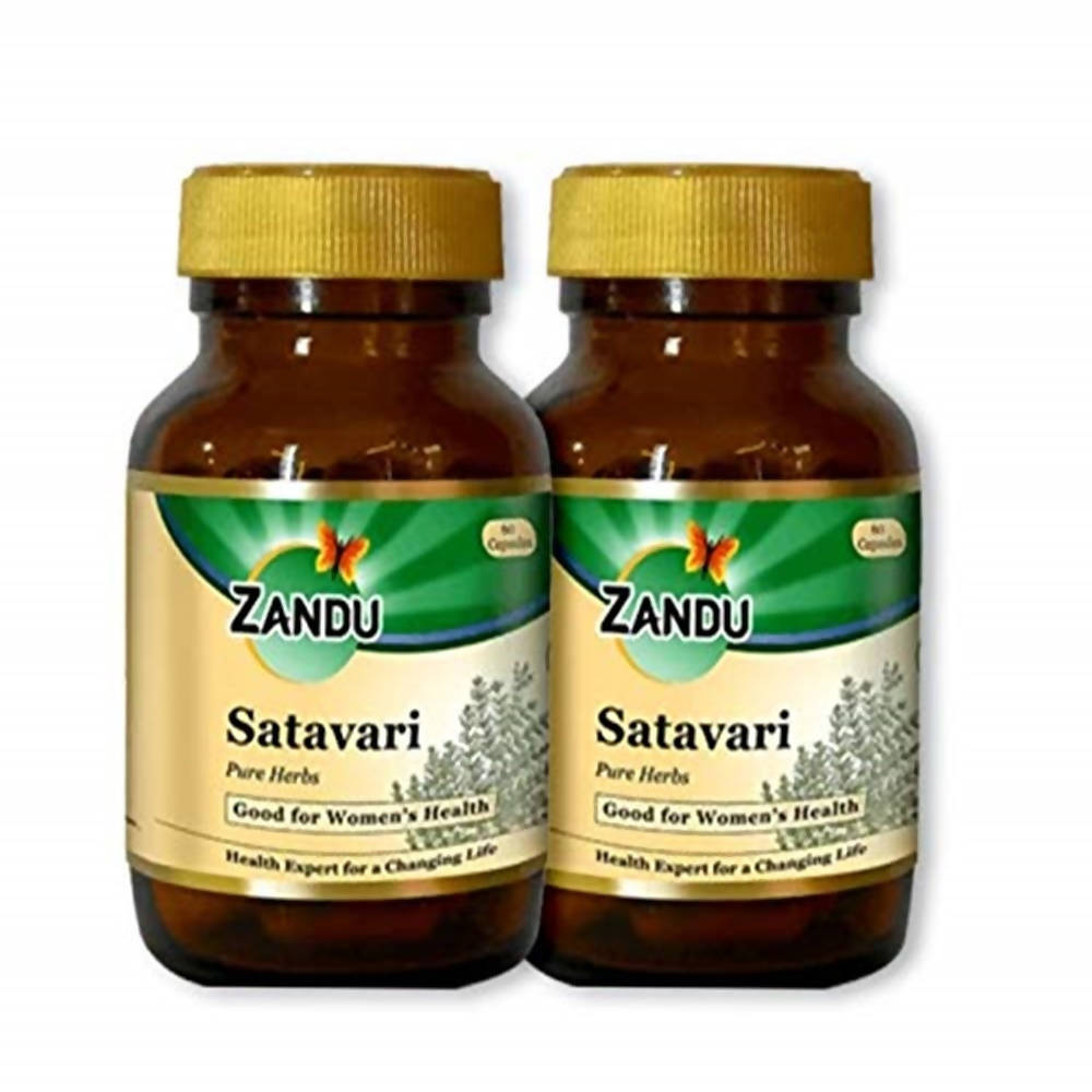 Zandu Satavari Pure Herbs Capsules - Distacart
