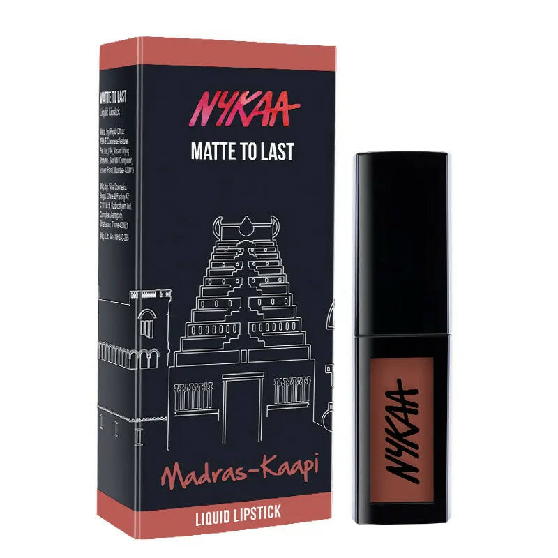 Nykaa Matte to Last! Transfer Proof Liquid Lipstick - Madras Kaapi 05 - Distacart