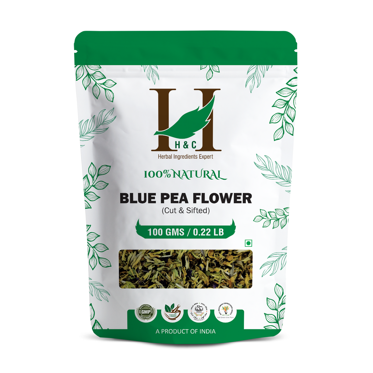H&C Herbal Blue Pea Flower Cut & Sifted Herbal Tea Ingredient - Distacart