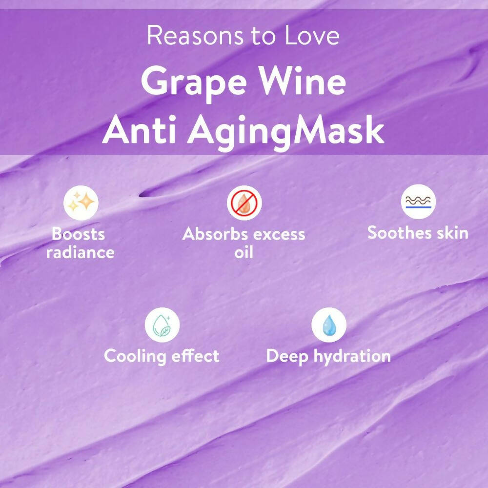 Belora Paris Grape Wine Anti Aging Mask - Distacart
