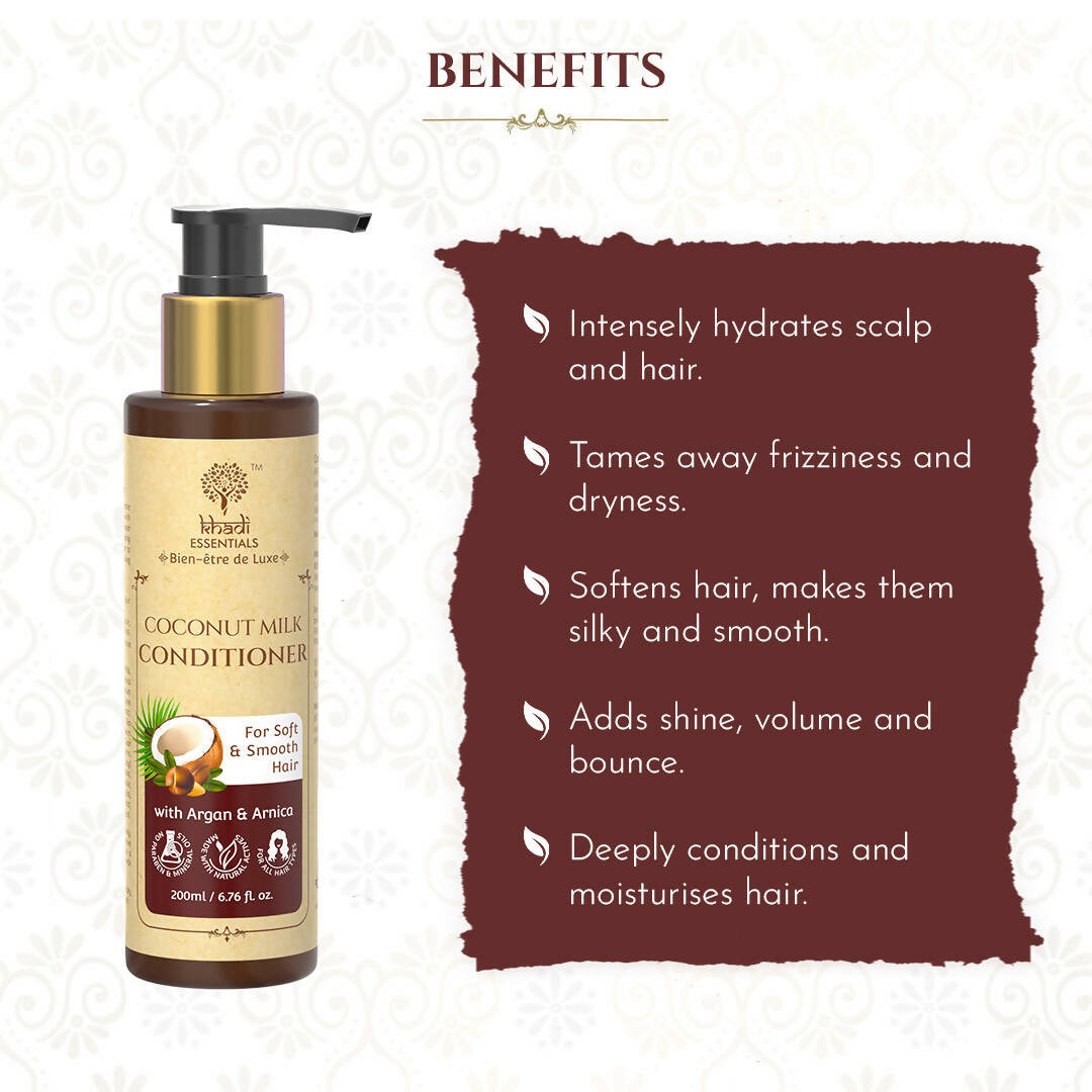 Khadi Essentials Coconut Milk Conditioner - Distacart