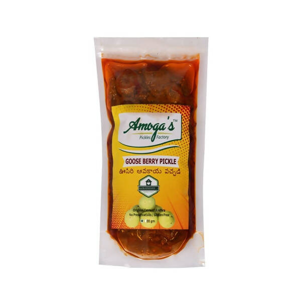Amoga's Pickles Factory Gooseberry Pickle Andhra Style - Distacart