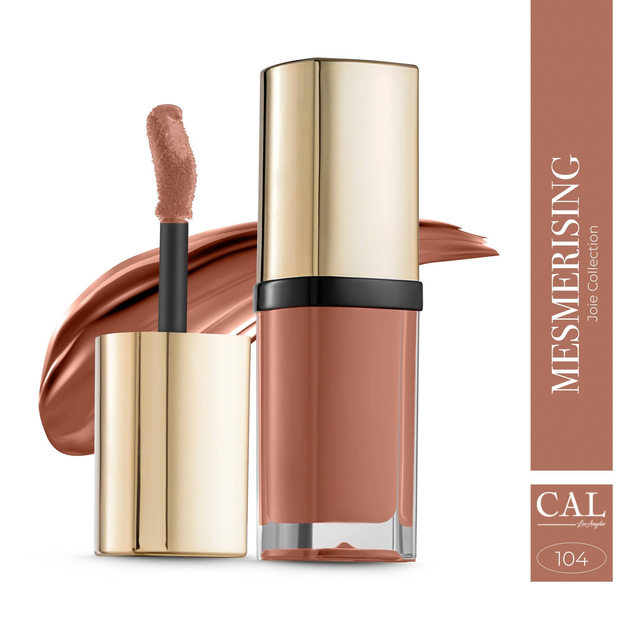CAL Los Angeles Joie Collection Liquid Matte Nude Beige Lipstick - Mesmerising 104 - Distacart