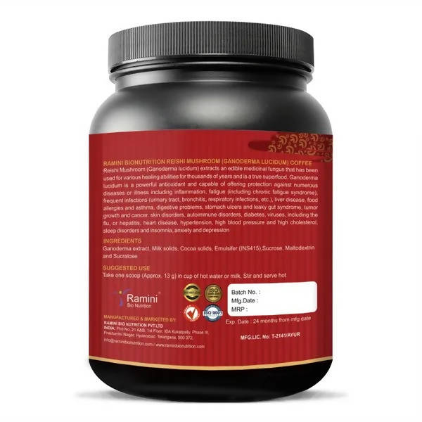 Ramini Bio Nutrition Ganoderma Coffee Powder - Distacart