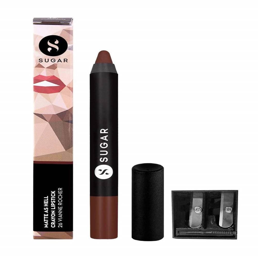 Sugar Matte As Hell Crayon Lipstick - Vianne Rocher (Deep Chocolate Brown) - Distacart