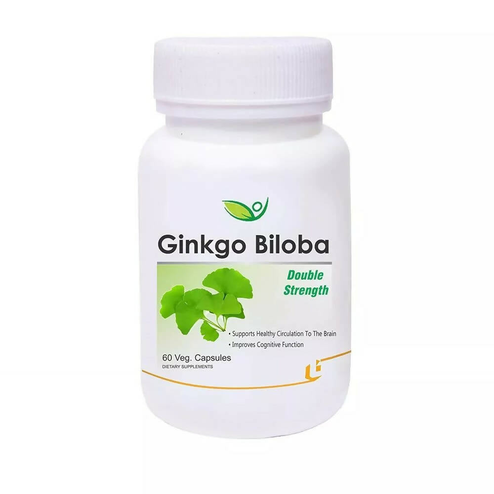 Biotrex Ginkgo Biloba Double Strength Veg Capsules - Distacart