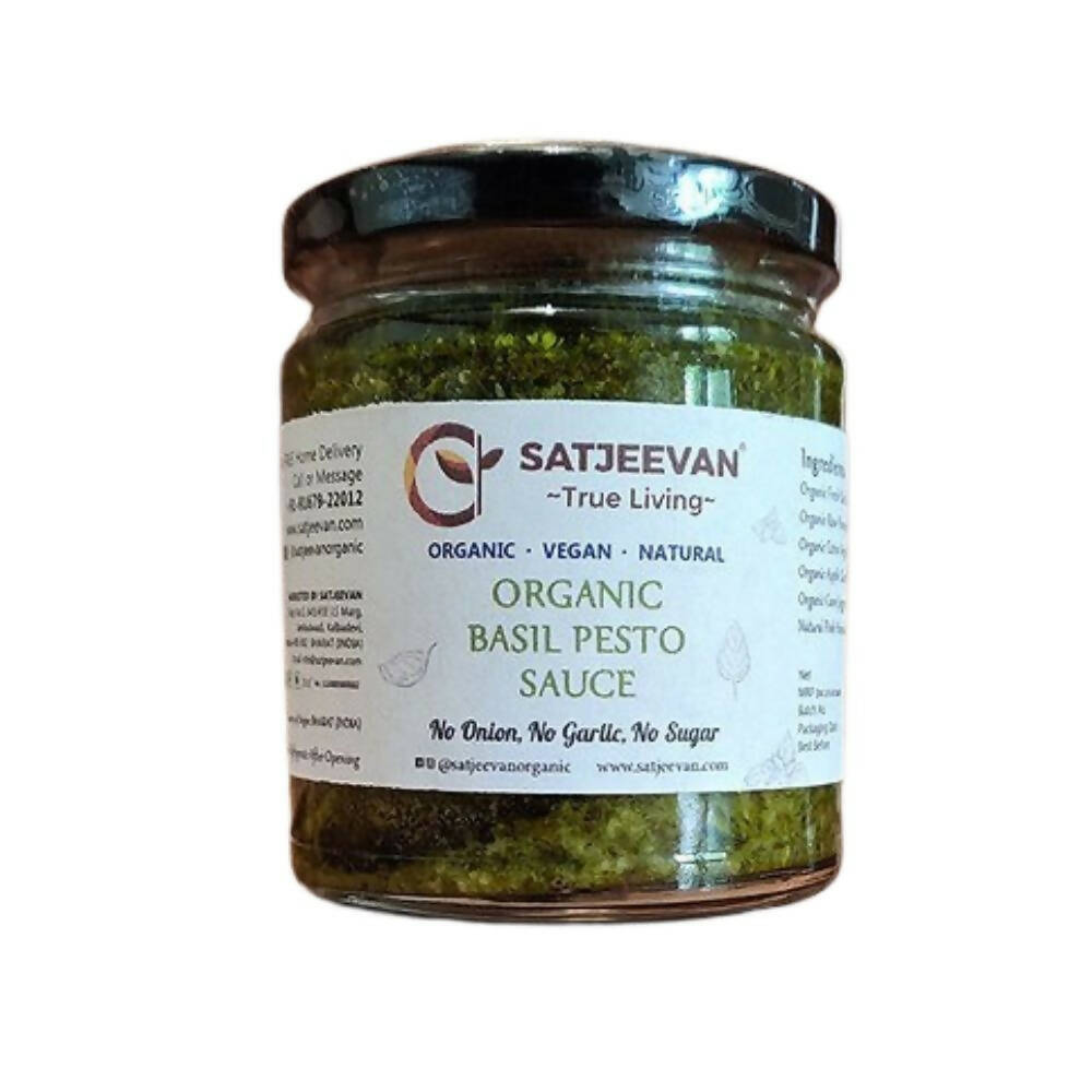 Satjeevan Organic Basil Pesto Sauce - Distacart