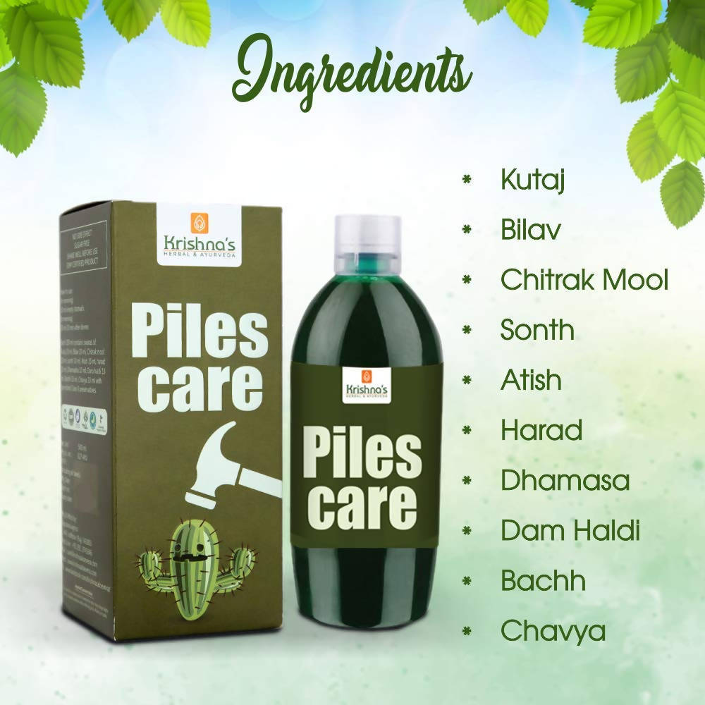 Krishna's Herbal & Ayurveda Piles Care Juice