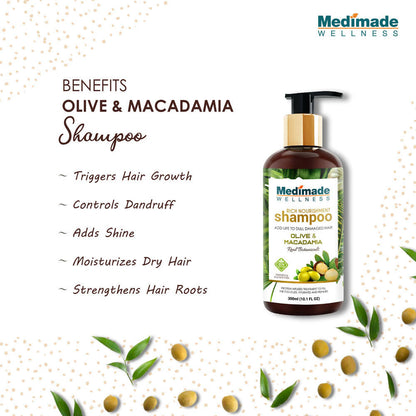Medimade Wellness Rich Nourishment Shampoo With Olive and Macadamia - Distacart