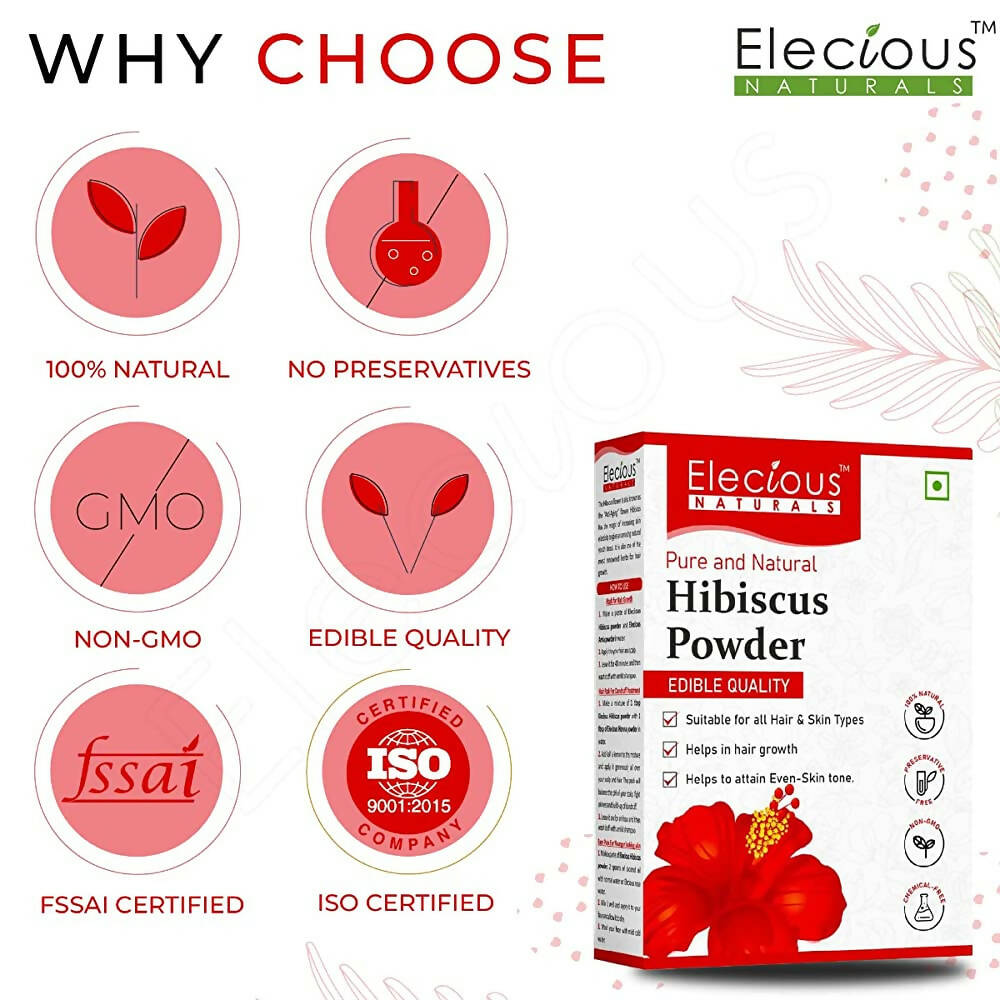 Elecious Naturals Hibiscus Powder - Distacart