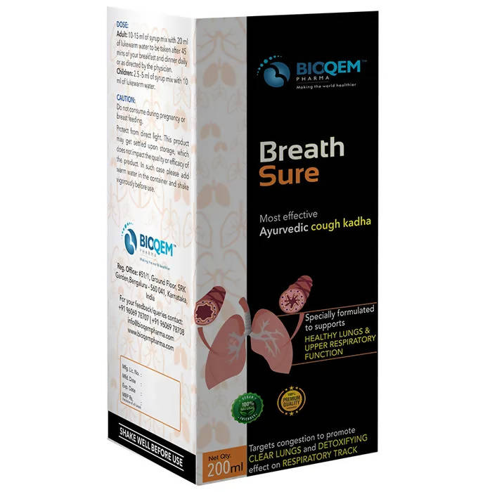 Bioqem Pharma Breath Sure Ayurvedic Kadha - Distacart