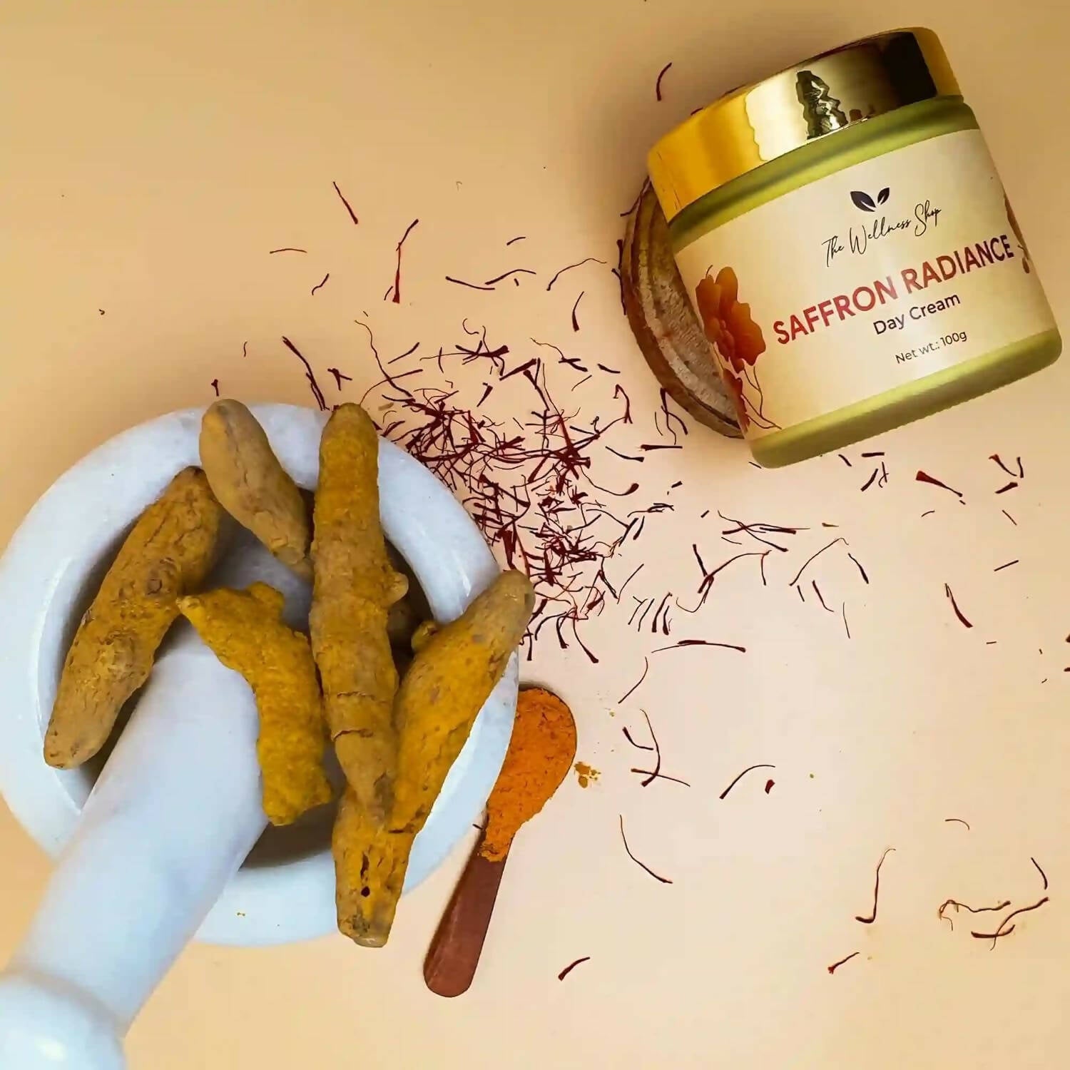 The Wellness Shop Saffron Radiance Day Cream - Distacart