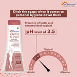 Thumbnail for Dr. Morepen Clean & Pure Intimate Wash for Women with Tea Tree Oil & Sea Buckthorns, Hygiene Wash - Distacart