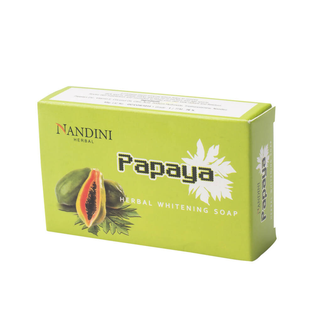 Nandini Herbal Papaya Whitening Soap - Distacart