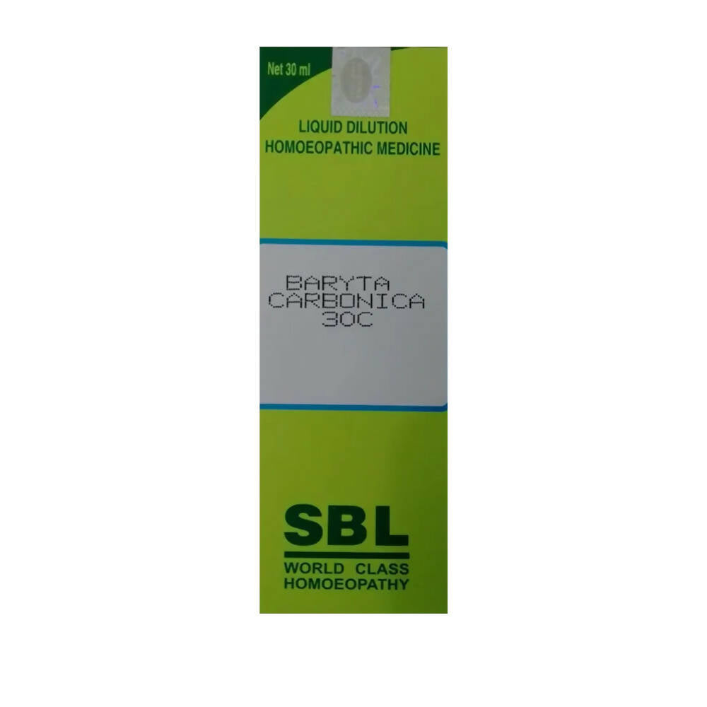 SBL Homeopathy Baryta Carbonica Dilution - Distacart