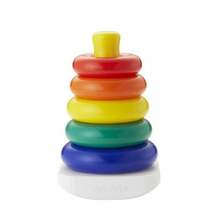Fisher Price Rock-A-Stack - Classic Stacking Toy With 5 Colorful Rings - Distacart