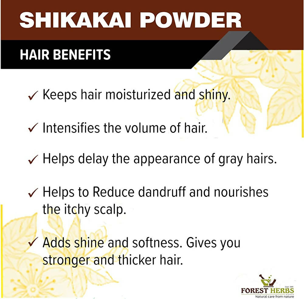 Forest Herbs 100% Natural Organic Amla, Reetha, Shikakai Powder Combo - Distacart