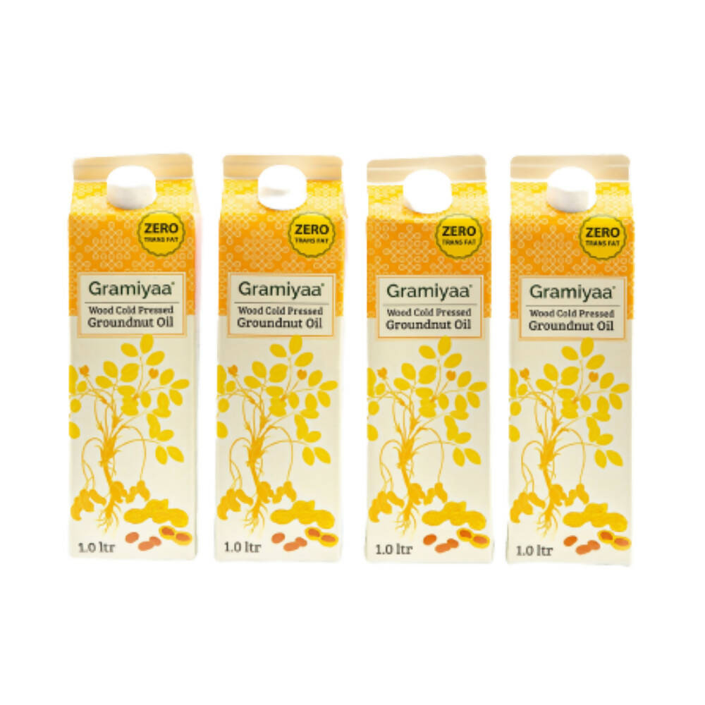 Gramiyaa Wood Cold Pressed Groundnut Oil - Distacart
