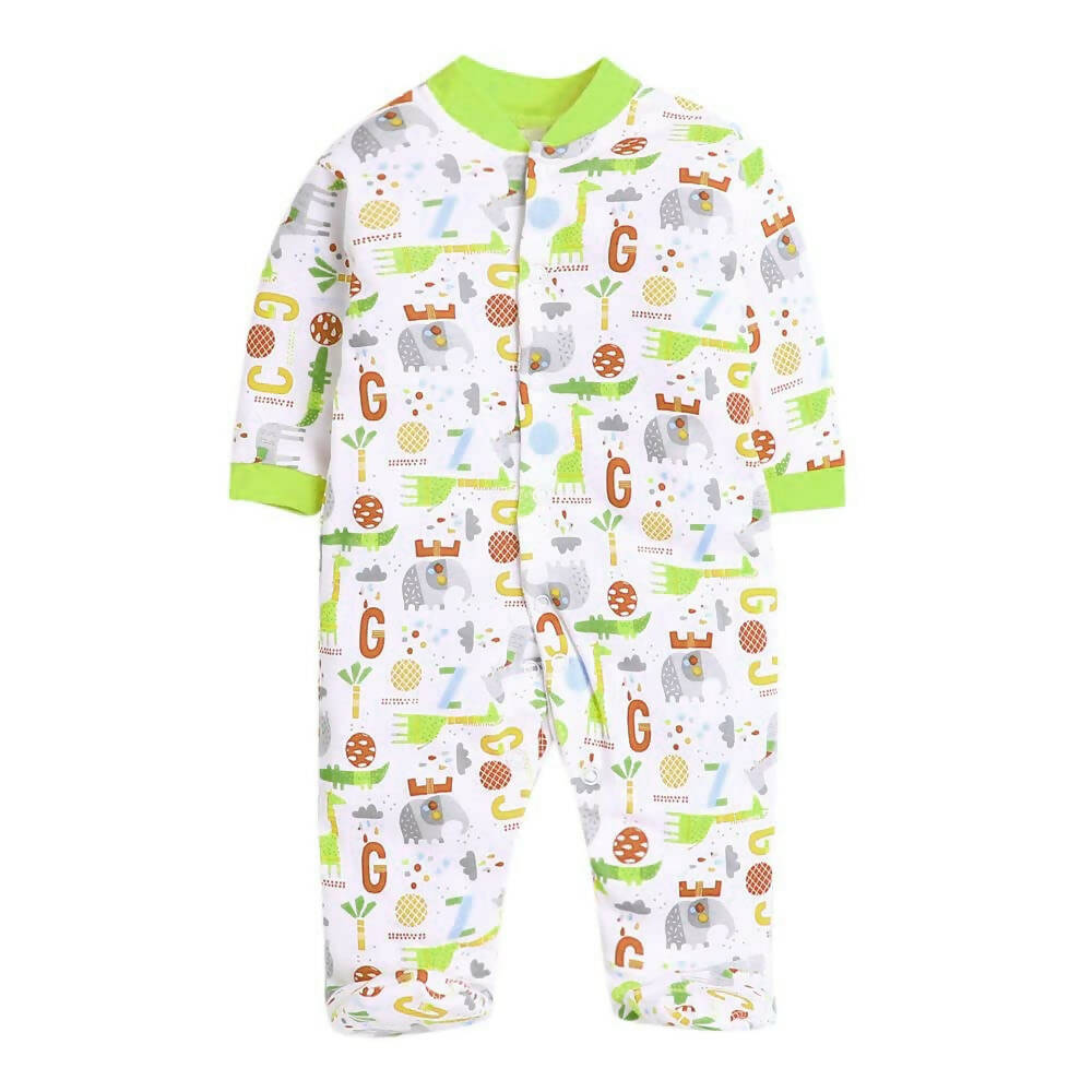 Daddy - G Rompers/Sleepsuits/Jumpsuit /Night Suits for New Born Babies - Green - Distacart